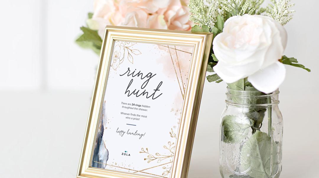 57 Free Bridal Shower Printables To Celebrate The Bride Zola Expert Wedding Advice