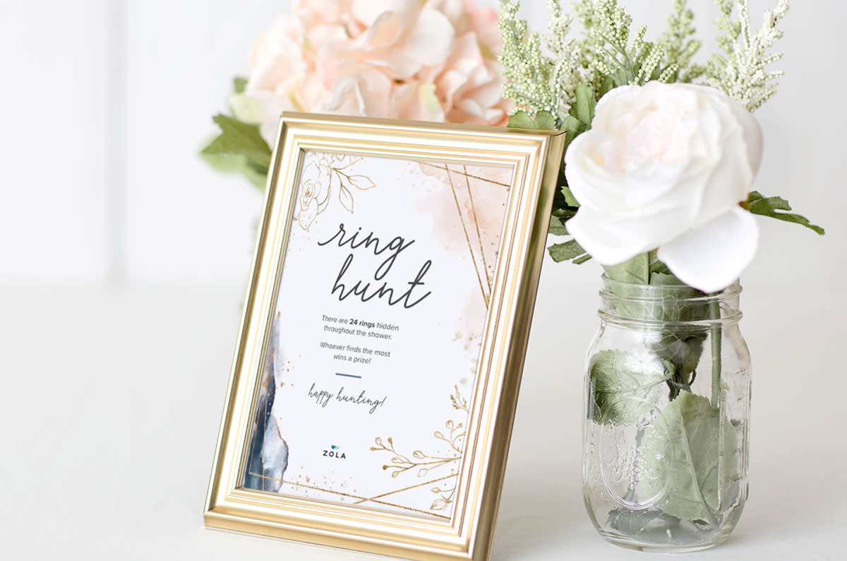 57 Free Bridal Shower Printables To Celebrate The Bride Zola