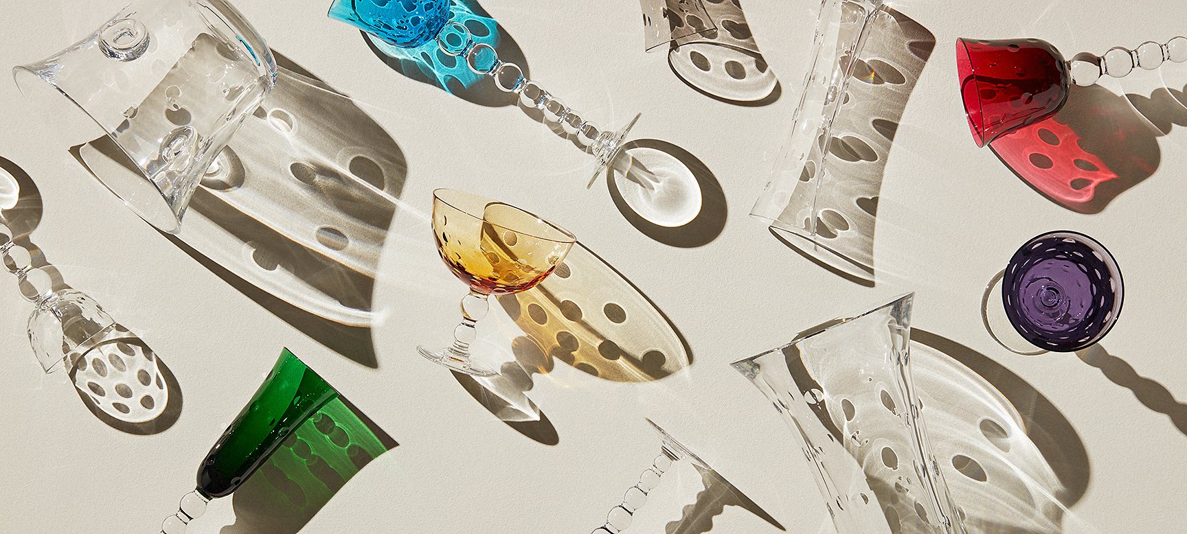 【新作超激得】サンルイSaint LouisバブルBubblesシャンパンクープ　ブルーグリーンペア クリスタルガラス