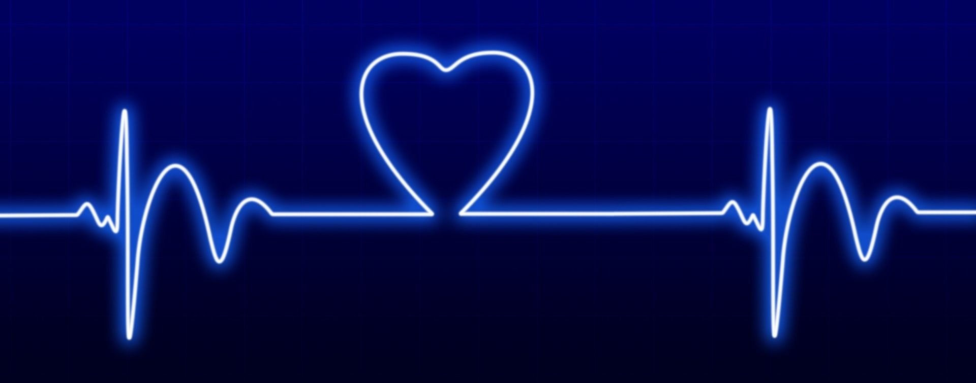 Audiowave heart blue