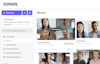 A screenshot of Vowel where users can view meetings from their dashboard