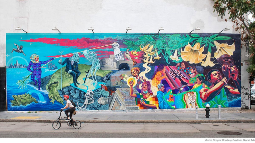 Bowery Graffiti Wall via Groundswell