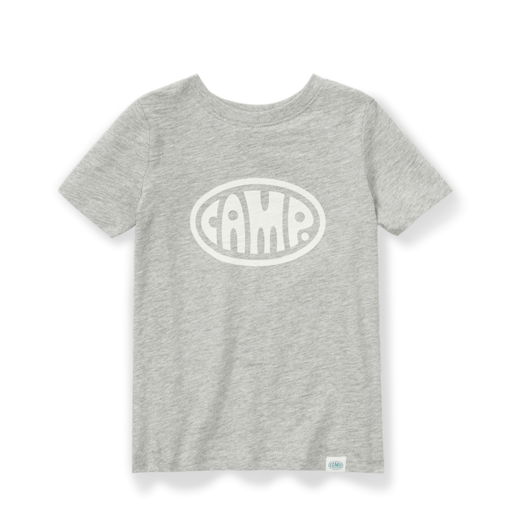 Camp Kids Primary The Slub Classic Tee Heather Gray Camp