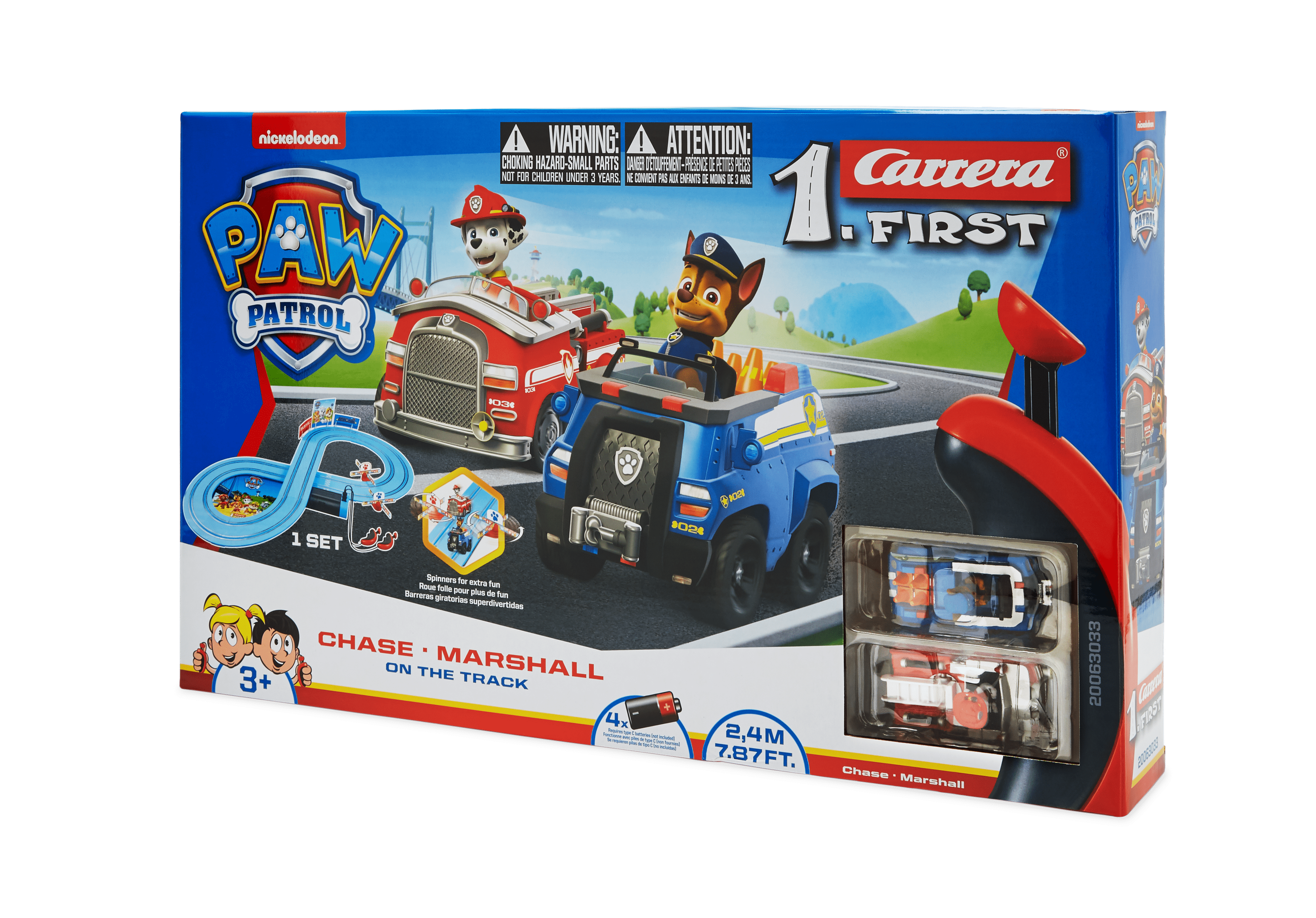 paw patrol racing slot track