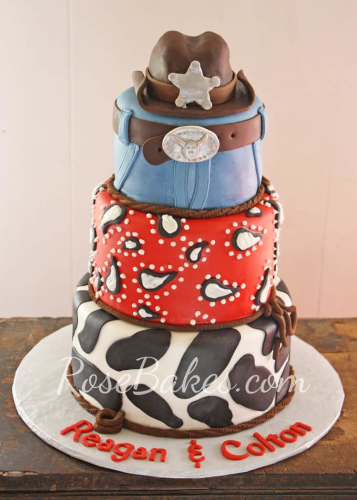 Western-Cowboy-Cake-with-Cowboy-Hat-Cake-Topper