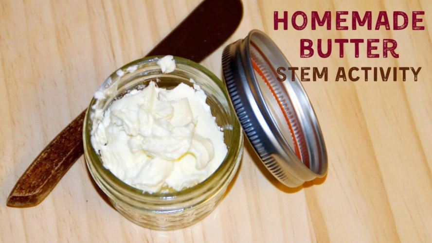 Homemade Butter in a Jar