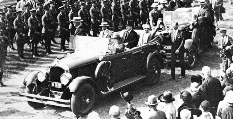 Coolidge motorcade 1927