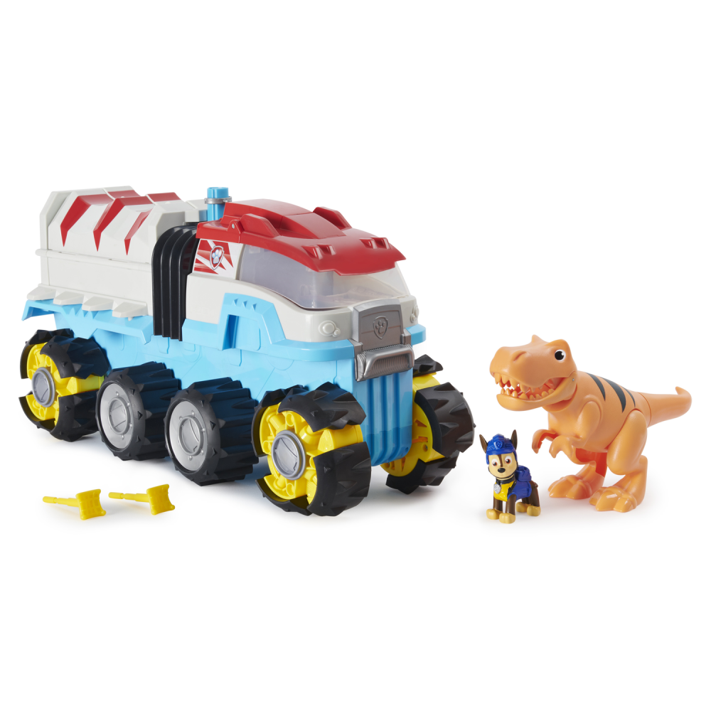 Paw Patrol Dino Rescue Dino Patroller Motorized Team Vehicle Camp - paw patrol theme song roblox id