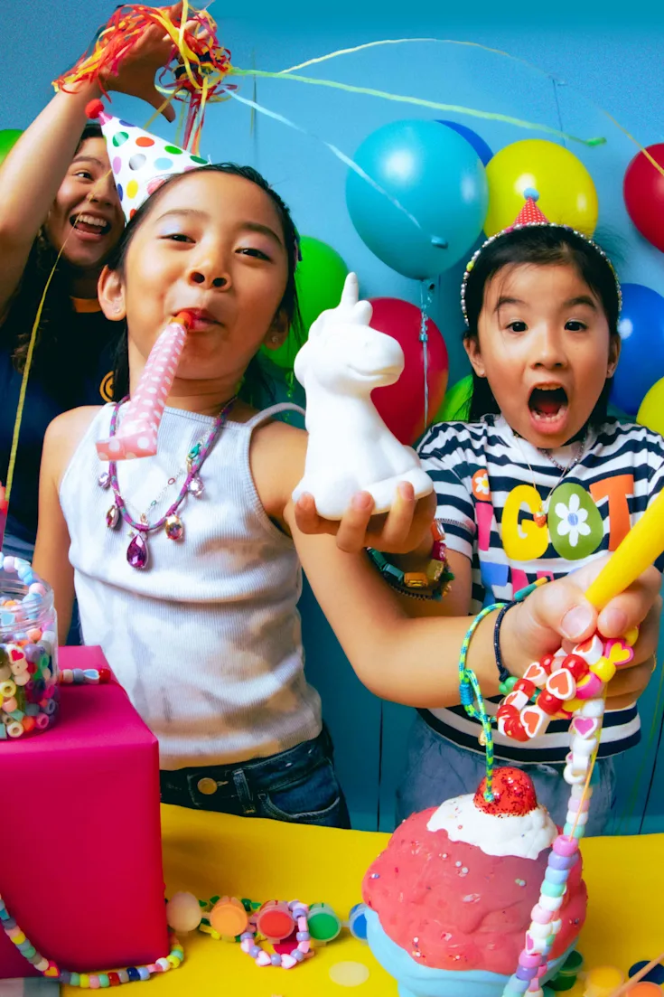 Child celebrating their birthday at CAMP