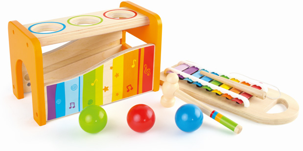 hape toys pound and tap bench