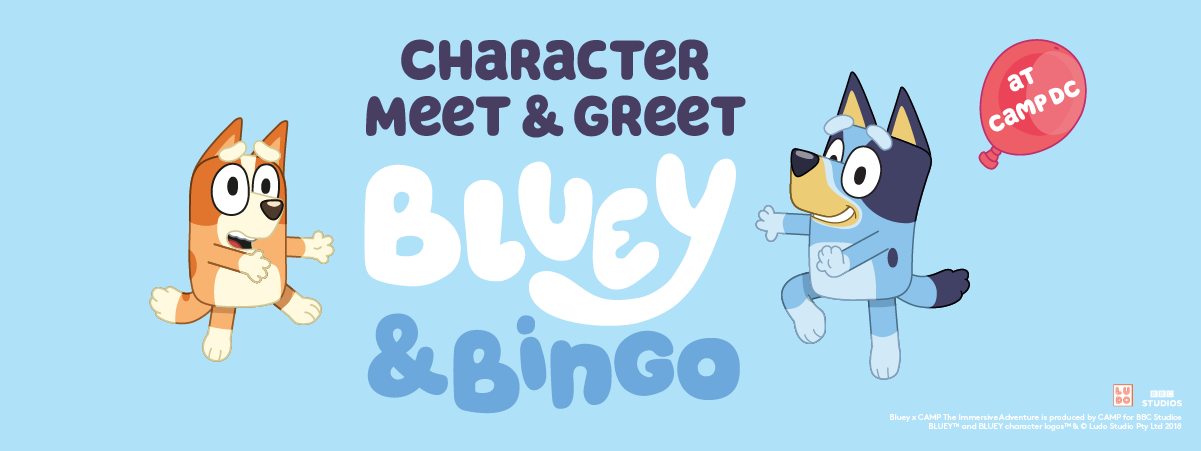 Meet Bluey & Bingo at CAMP