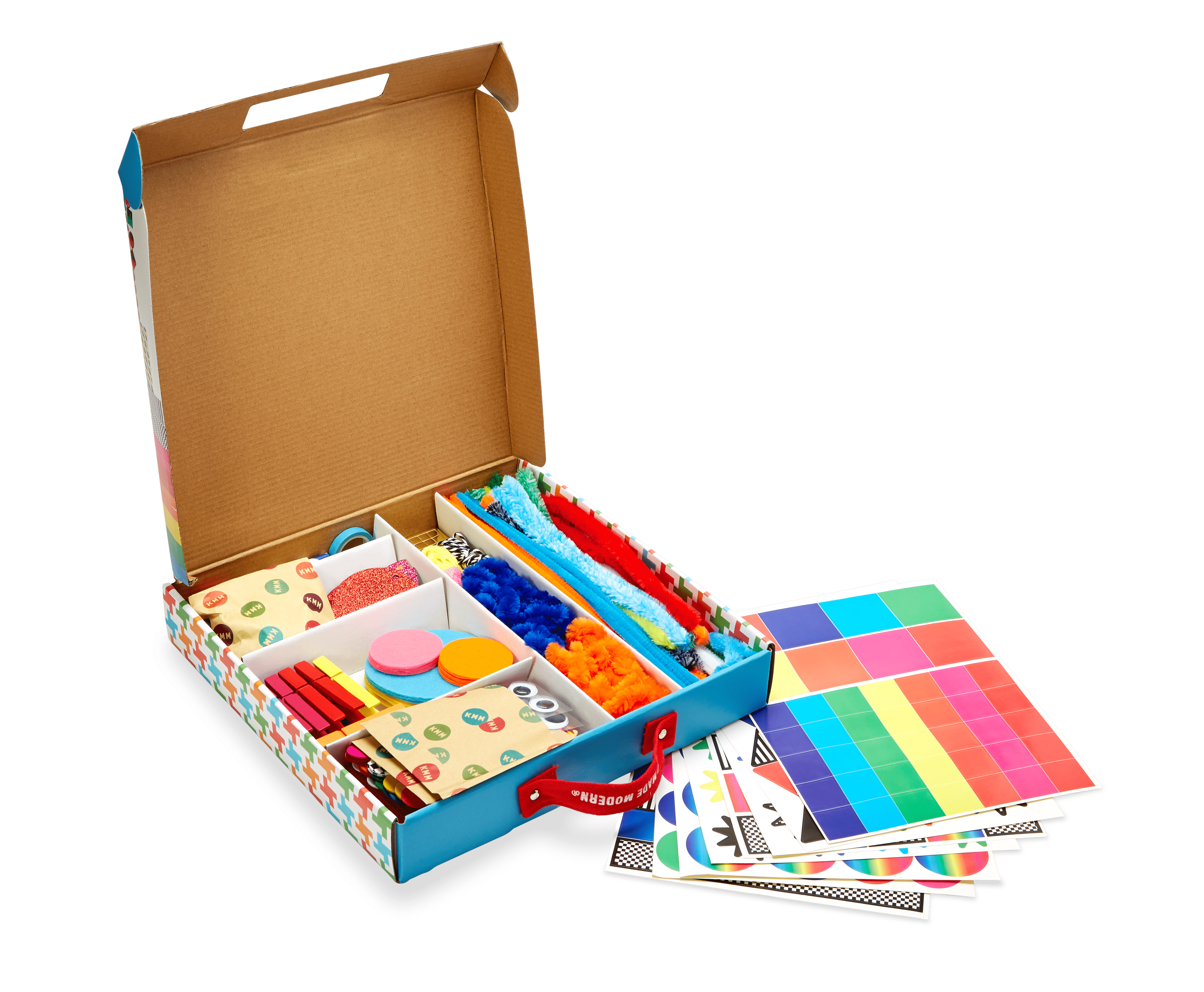 kid made modern arts and crafts library set