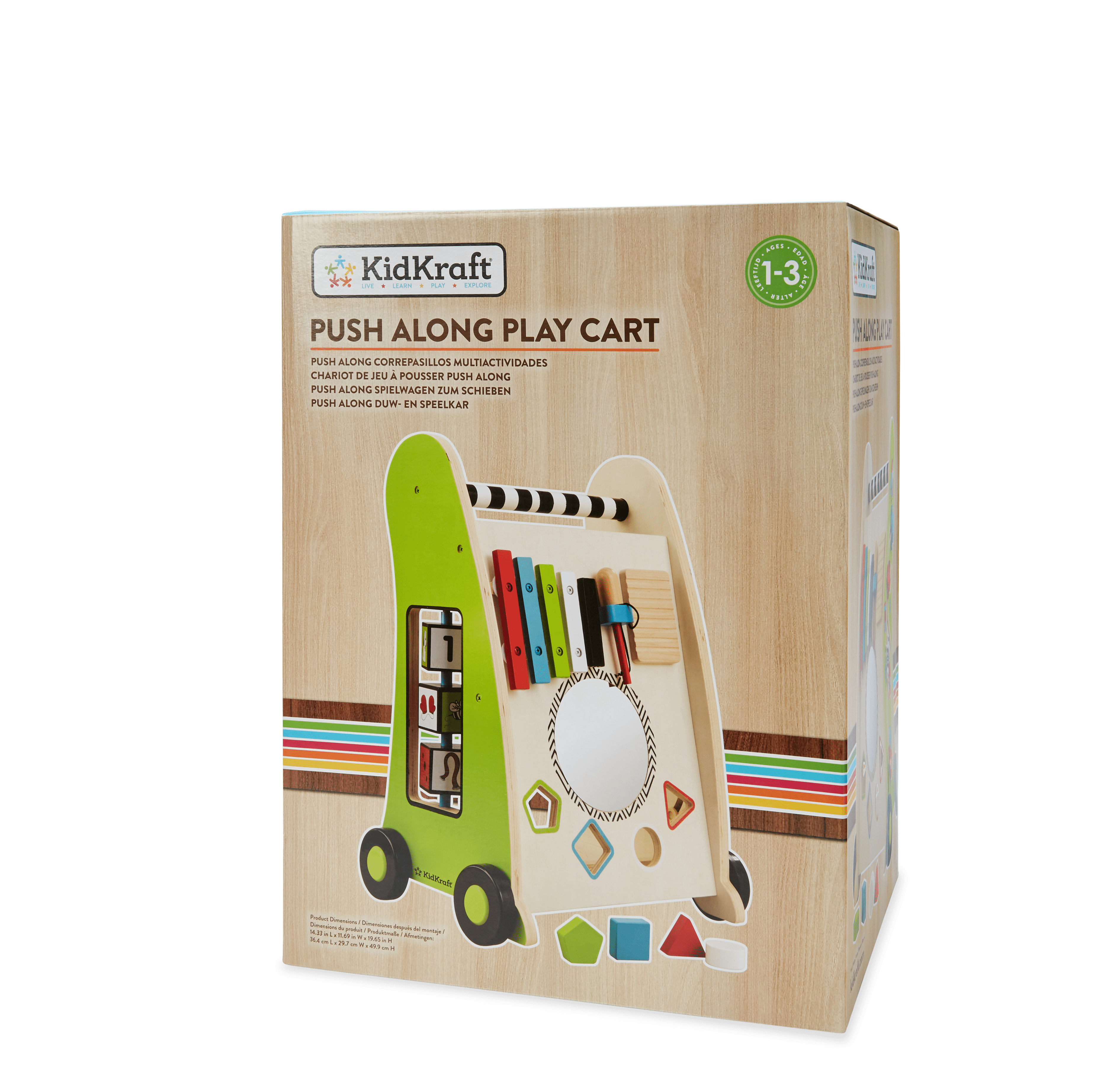 kidkraft push along play cart