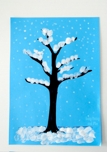 Winter-Finger-Painting-Activity