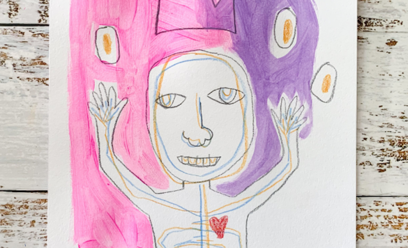 Beginning-Basquiat-Art-Project-for-Kids