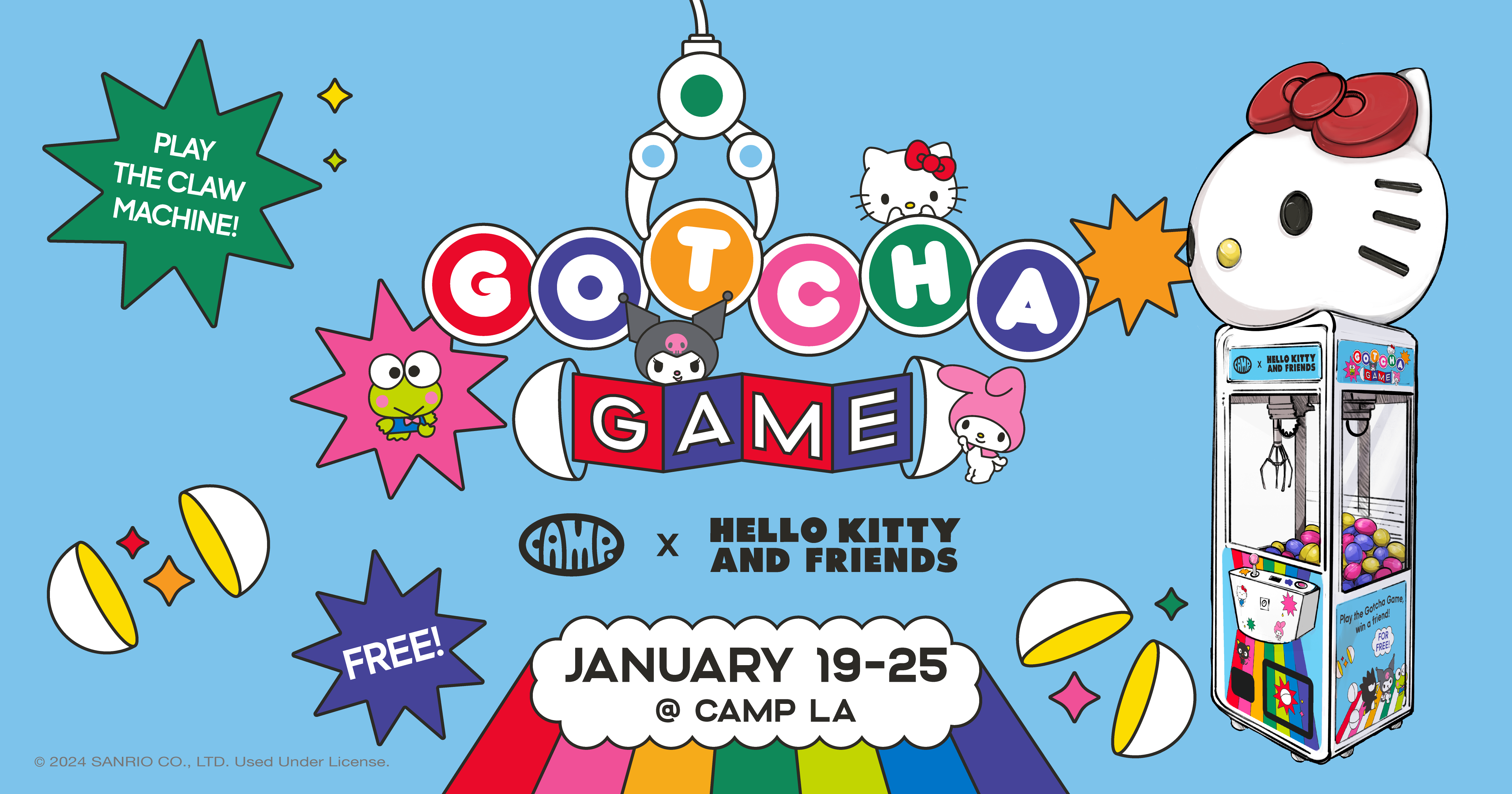 CAMP x Hello Kitty and Friends Gotcha Game
