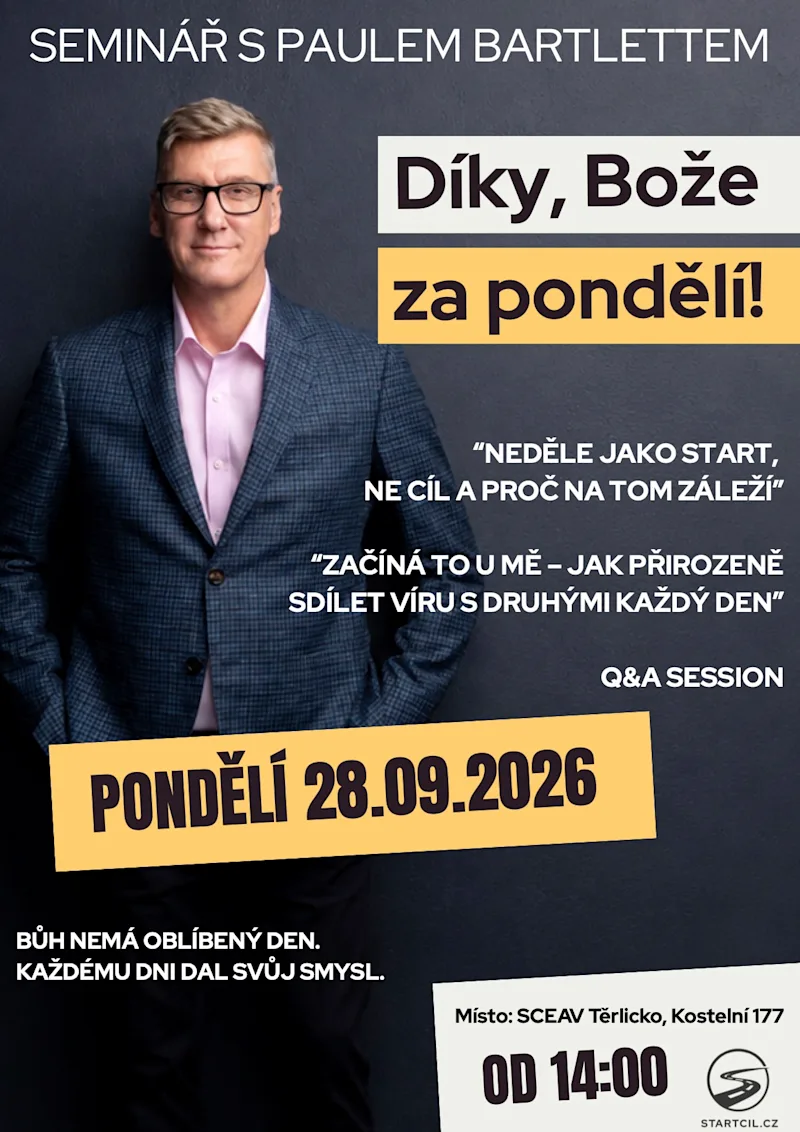 Paul Bartlett v Těrlicku: Neděle jako start, ne cíl
