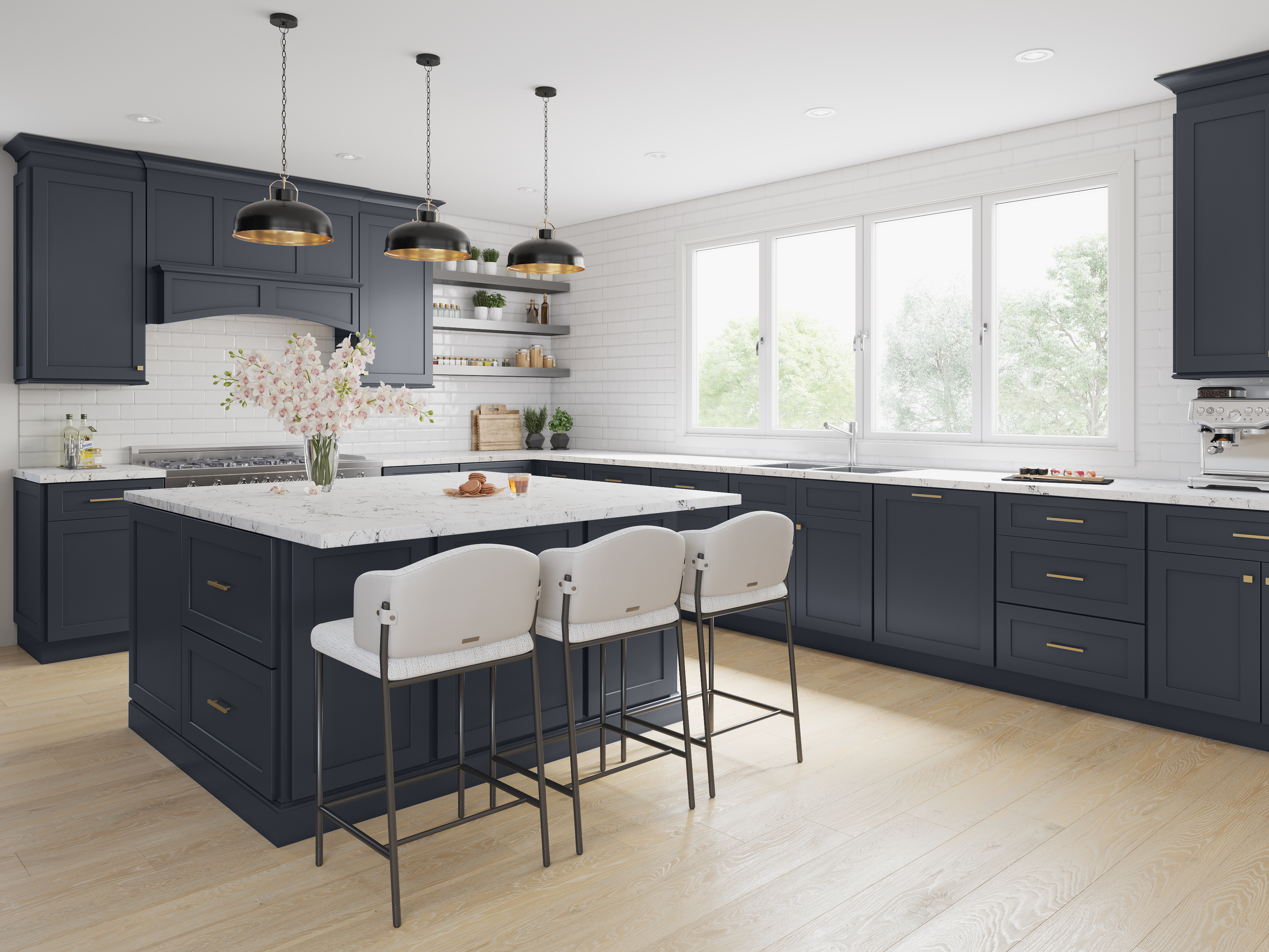 Cabinets - ESPRESSO SHAKER - Galaxy Cabinetry