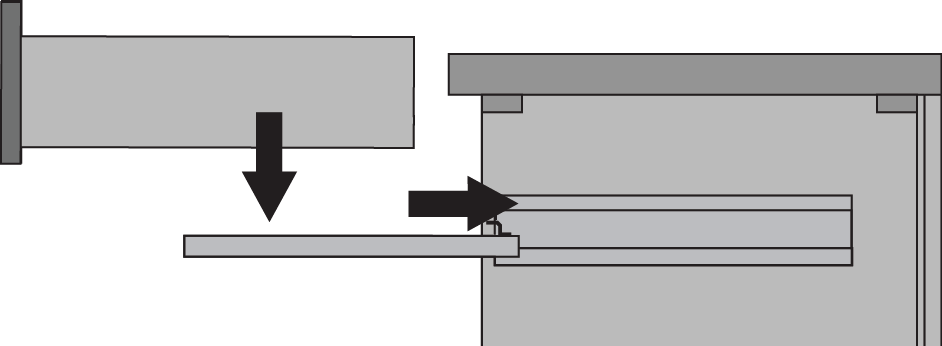 Drawer insertion