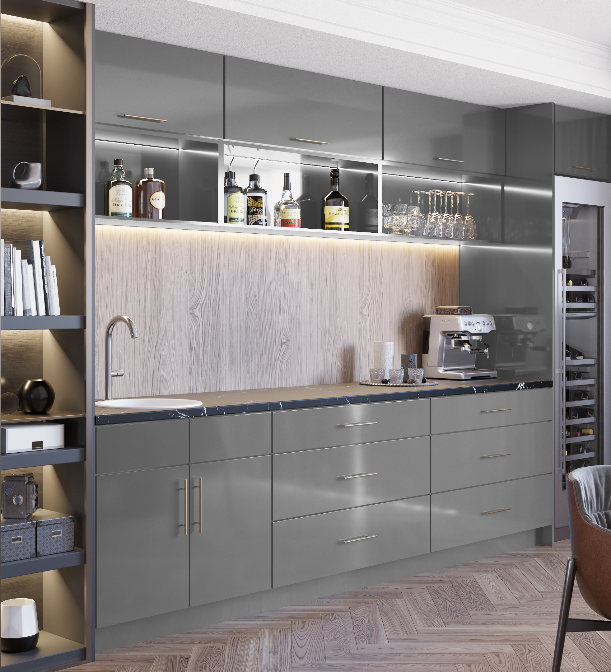 Fabuwood Illume Catalina Grigio Gloss