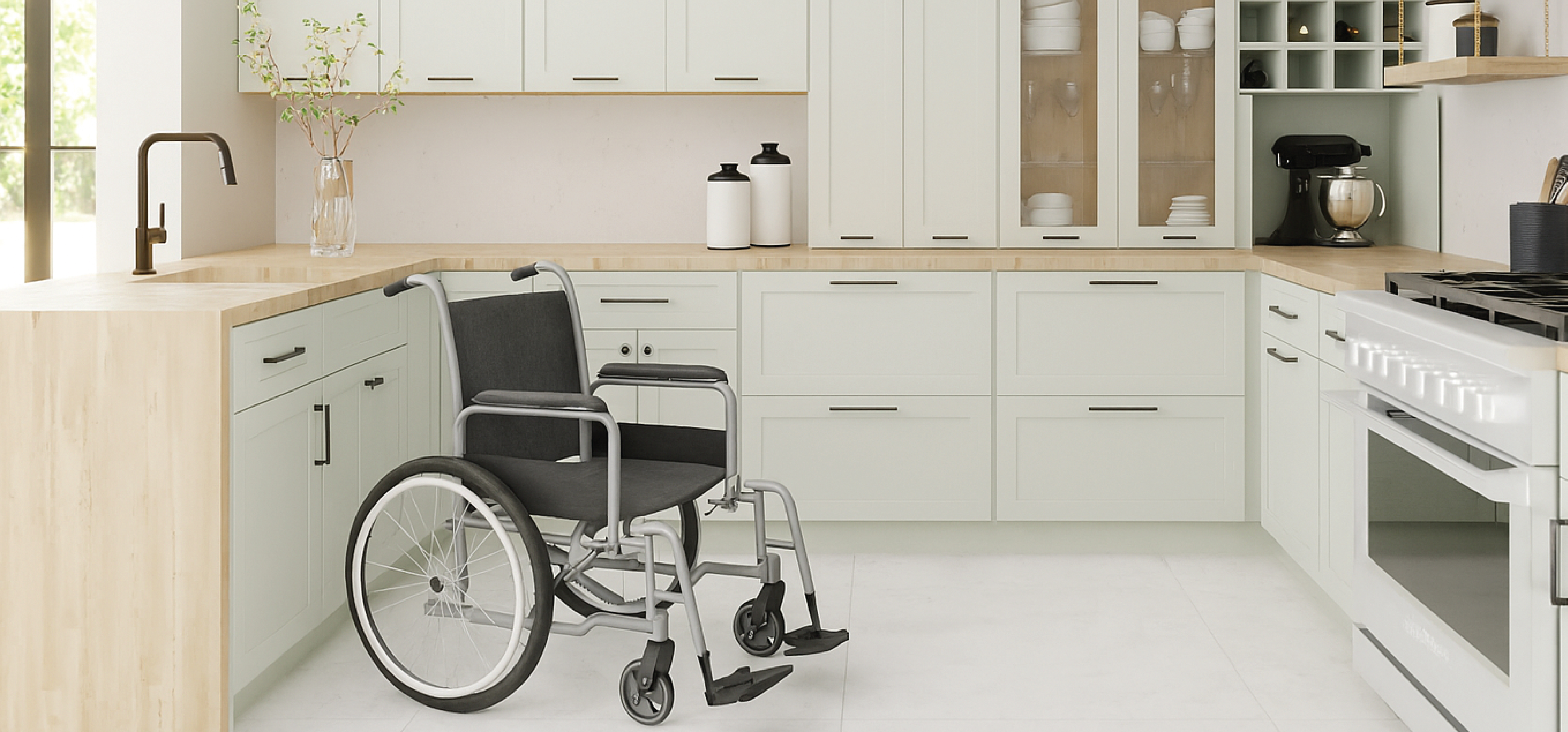 Wheelchair Accessible Kitchen Work Island