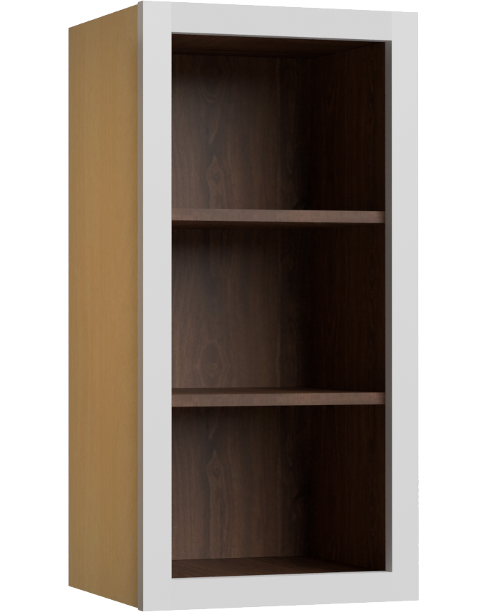 Cabinet interior in Walnut
