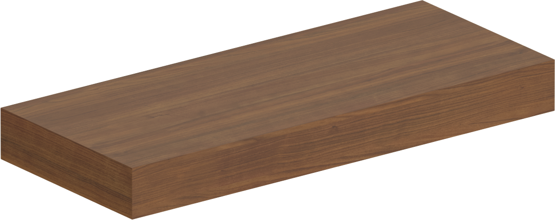 Floating shelf in Walnut