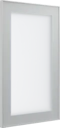 2-1/8" wide frame with bezeled edge