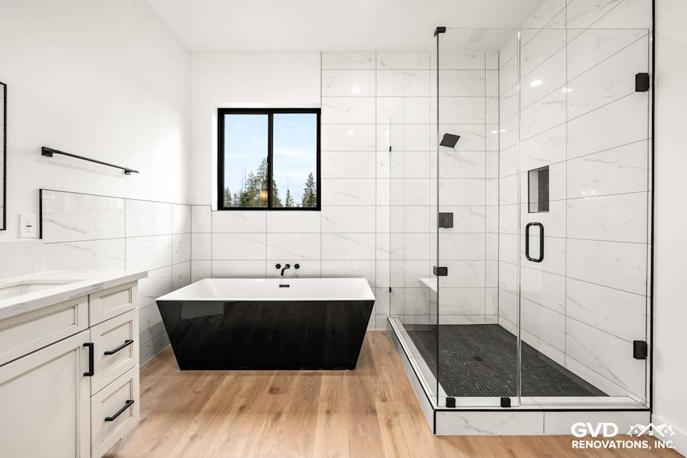 New Construction Bathroom Design