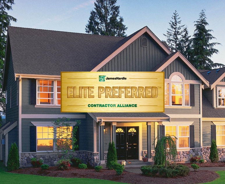 Choose an Elite Preferred James Hardie Contractor
