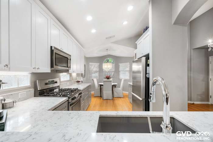 Gray/White Kitchen Remodel