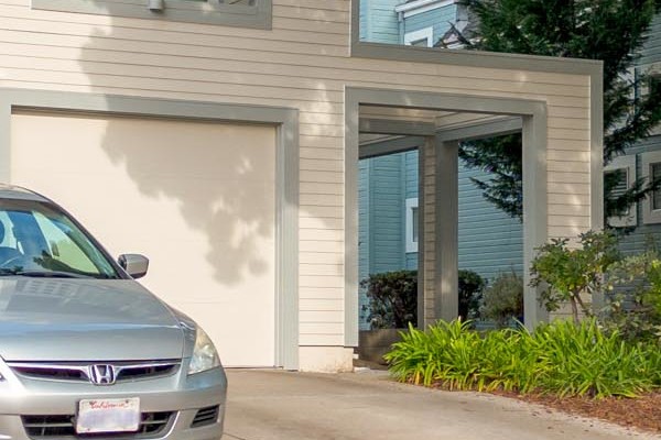 Fremont home exterior showcasing new James Hardie siding and Milgard windows with a modern design
