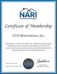 Member of The National Association of the Remodeling Industry