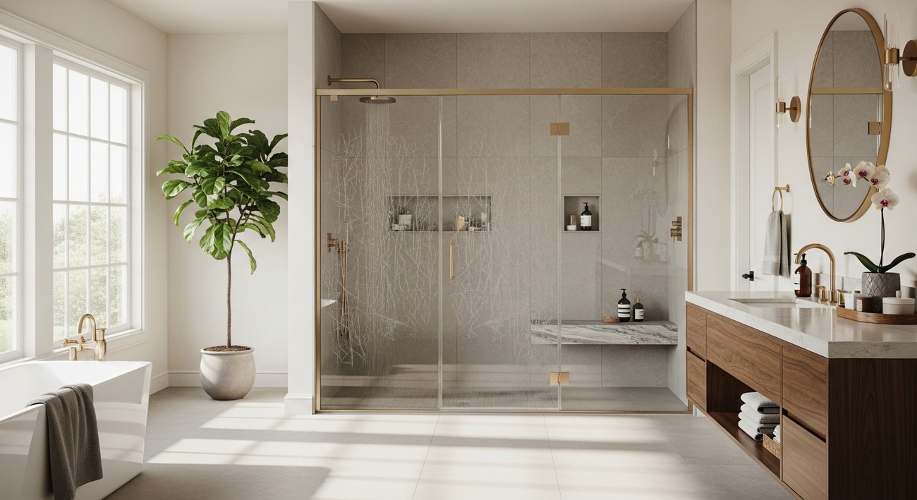 custom shower doors photo