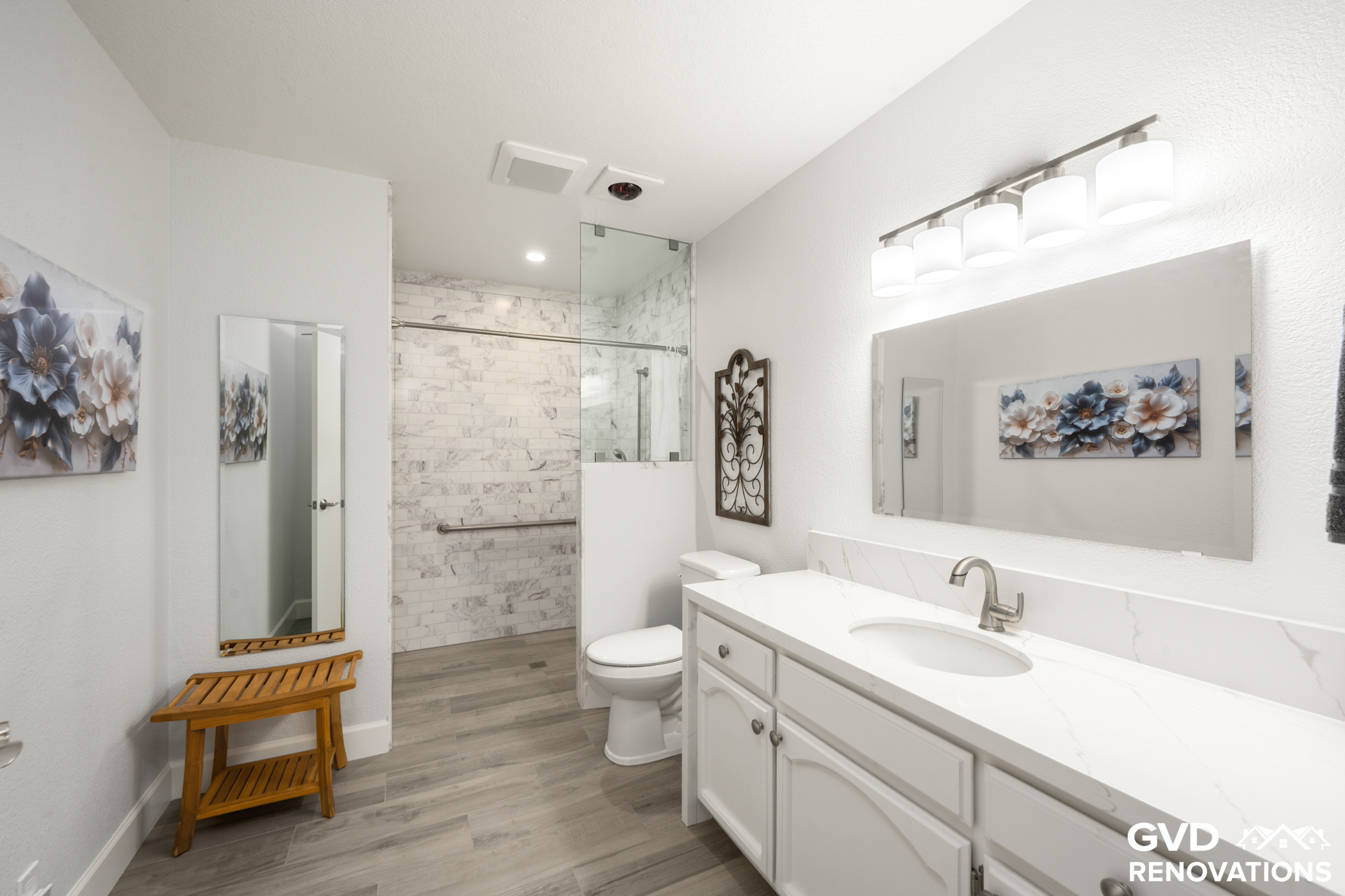 ADA Compliant Bathroom Remodel for Seniors in Roseville