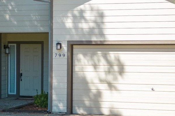 Two-story home in Sacramento featuring James HardieLap Siding and HardieTrim with a well-maintained lawn