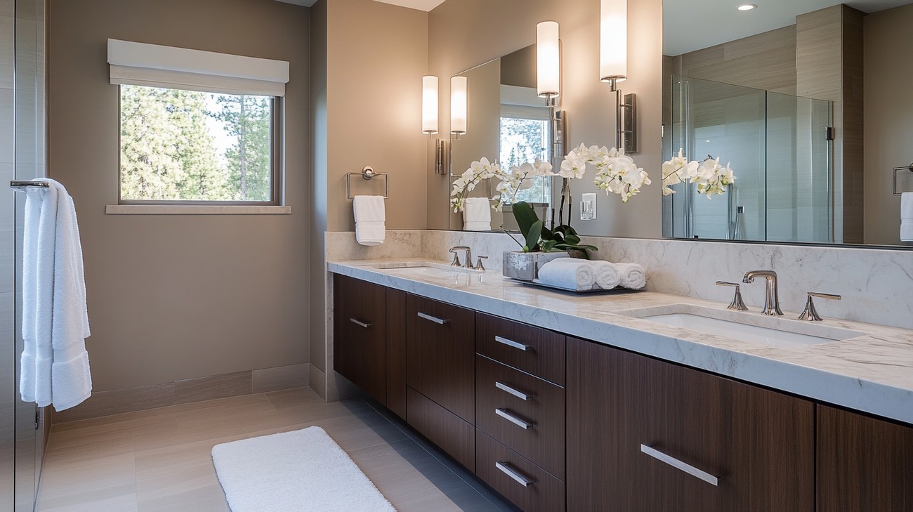 Bathroom vanity cabinets photo