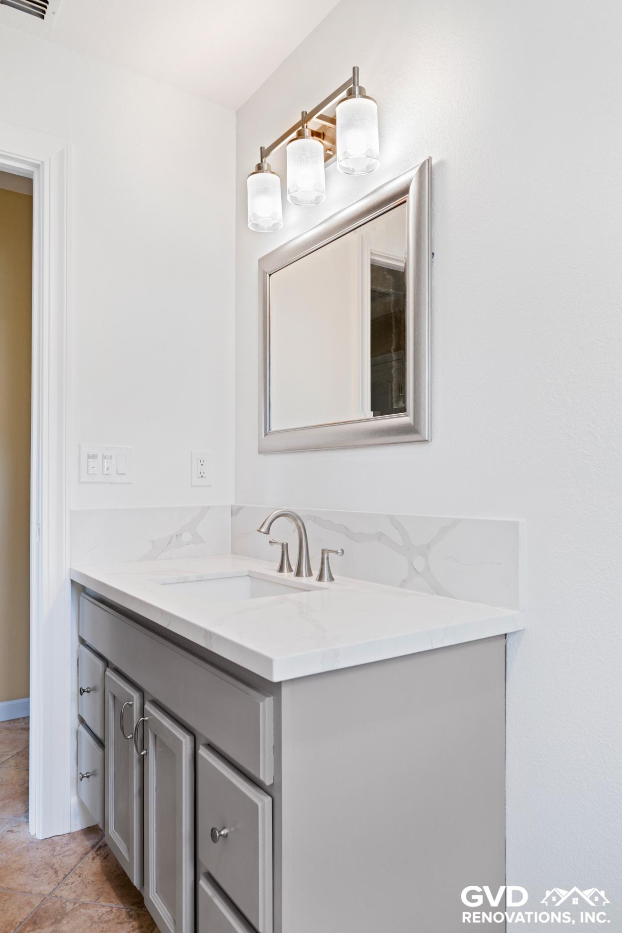 Two Bathrooms Remodeled