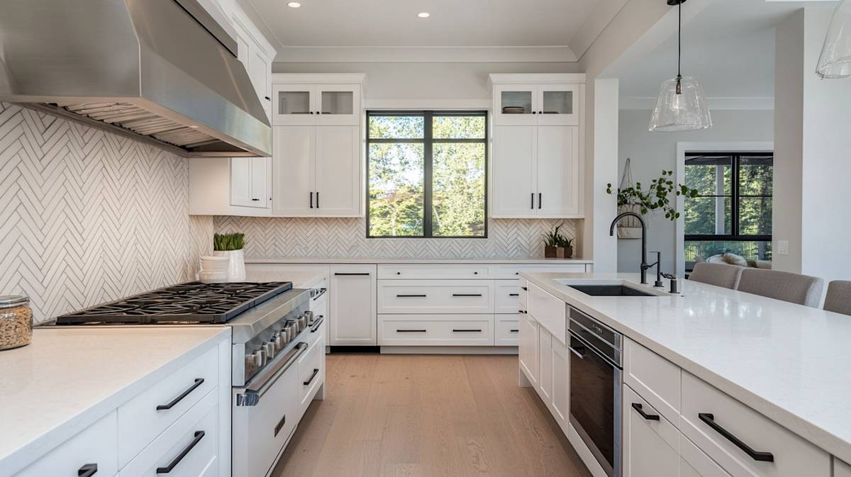 Elevate Your Kitchen with a Herringbone Pattern Backsplash Elevate Your Kitchen with a Herringbone Pattern Backsplash