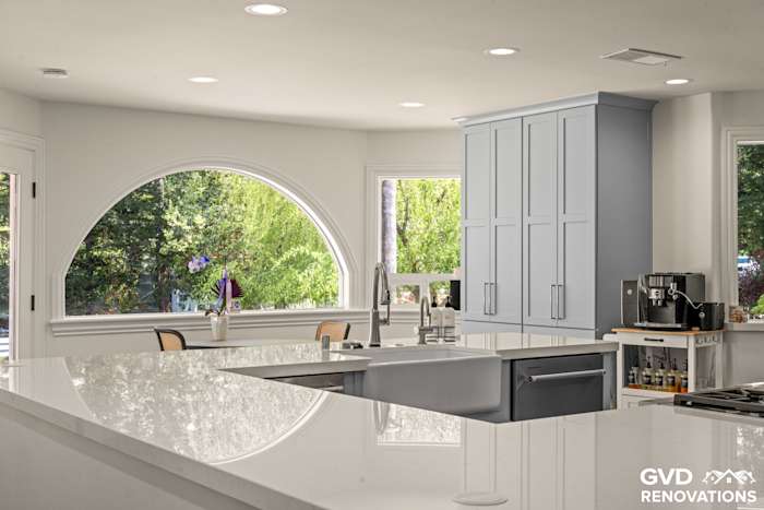 Complete Kitchen Makeover With Custom Island Redesign