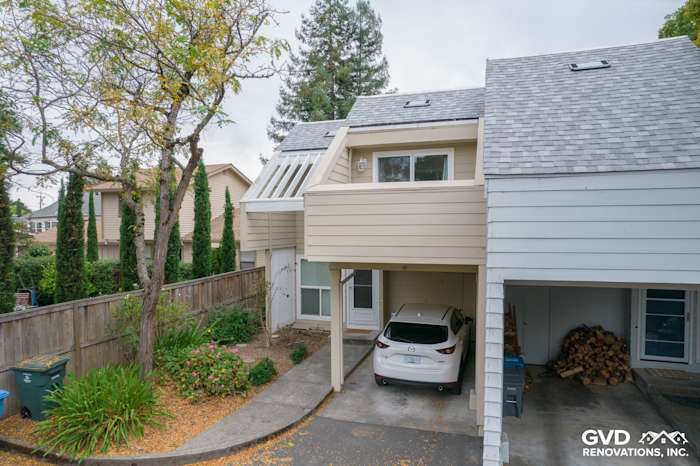 Modern quadplex exterior featuring newly installed James Hardie siding and a stylish roof in Santa Rosa