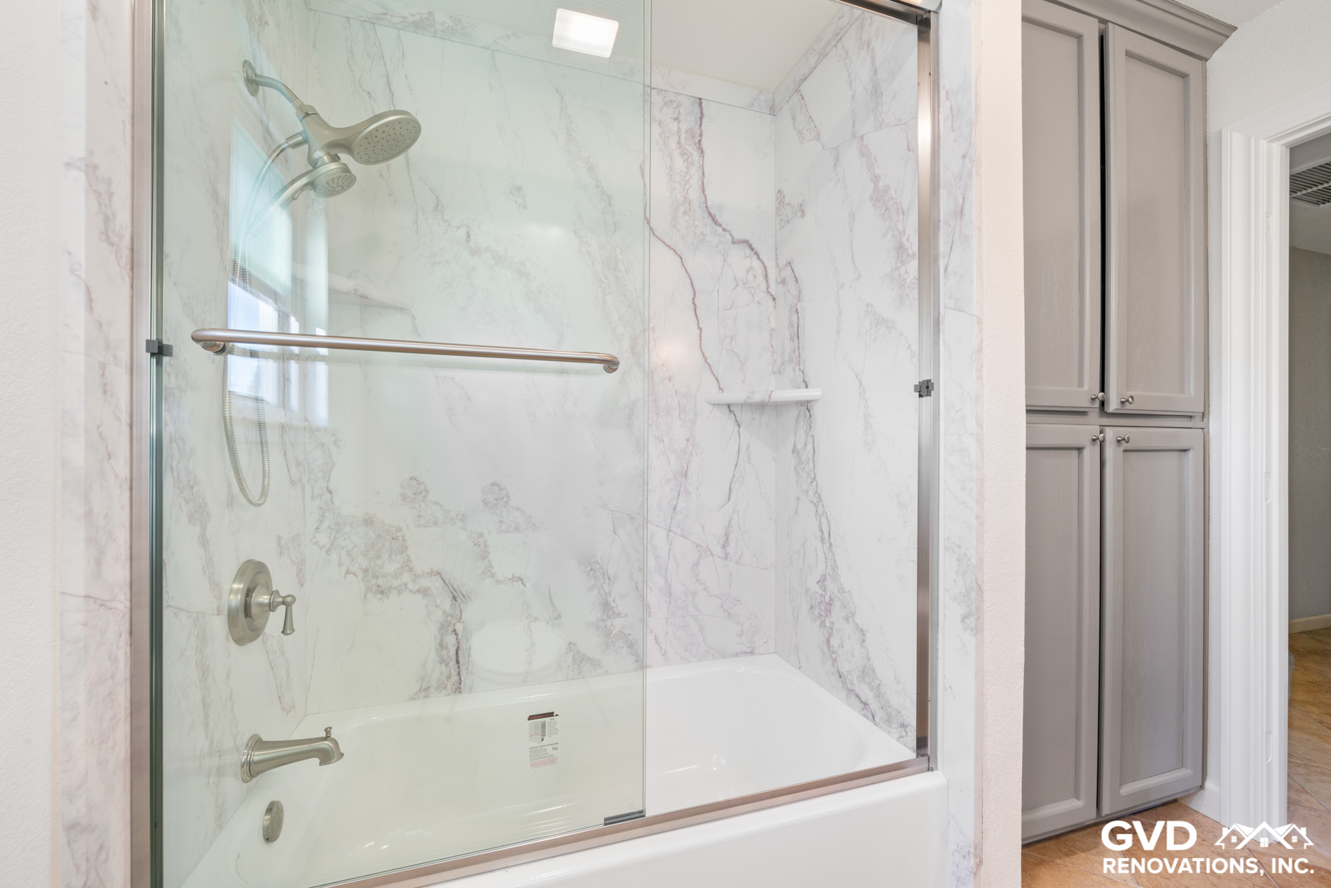 Two Bathrooms Remodeled