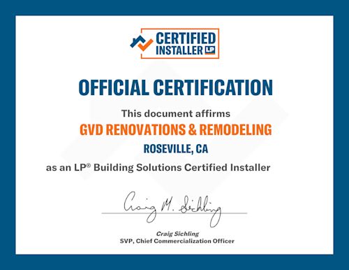 LP Certified Installer Certificate