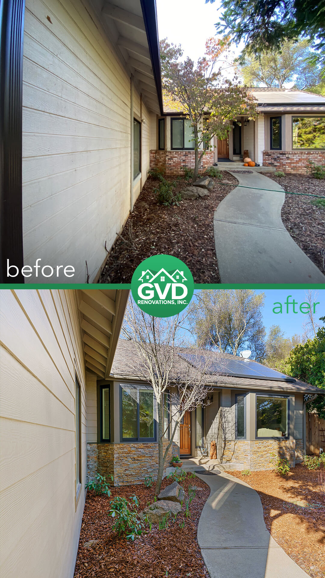 James Hardie Siding & Eldorado Stone