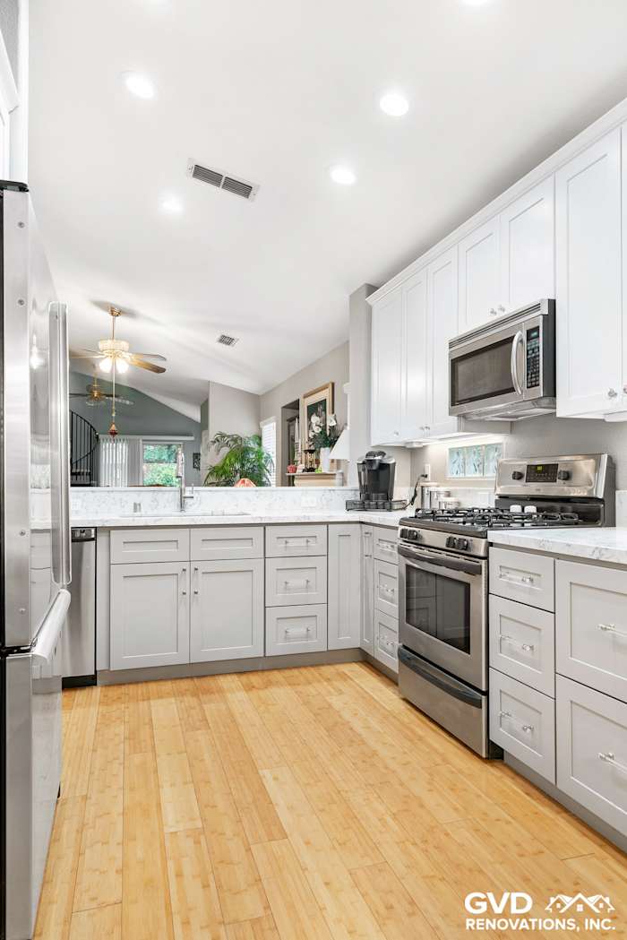 Gray/White Kitchen Remodel