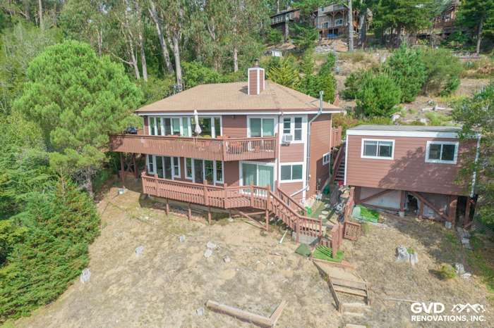 Updated home exterior in Mill Valley featuring James Hardie Lap Siding and Anlin Catalina Windows