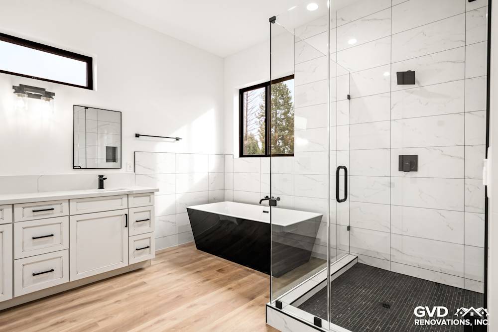 New Construction Bathroom Design
