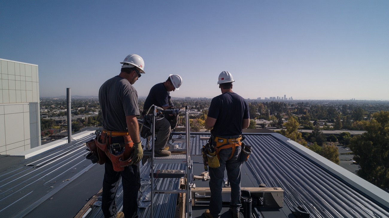 Commercial Metal Roof Repair photo