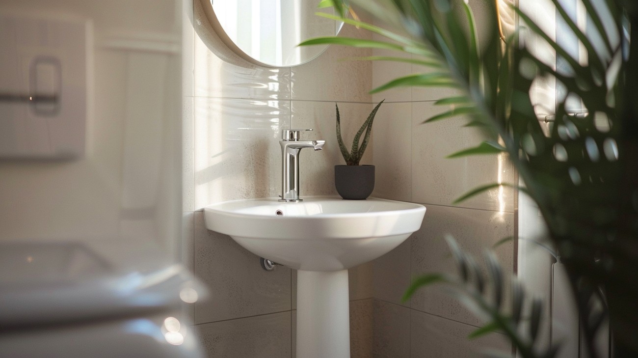 Half Bathroom Design photo