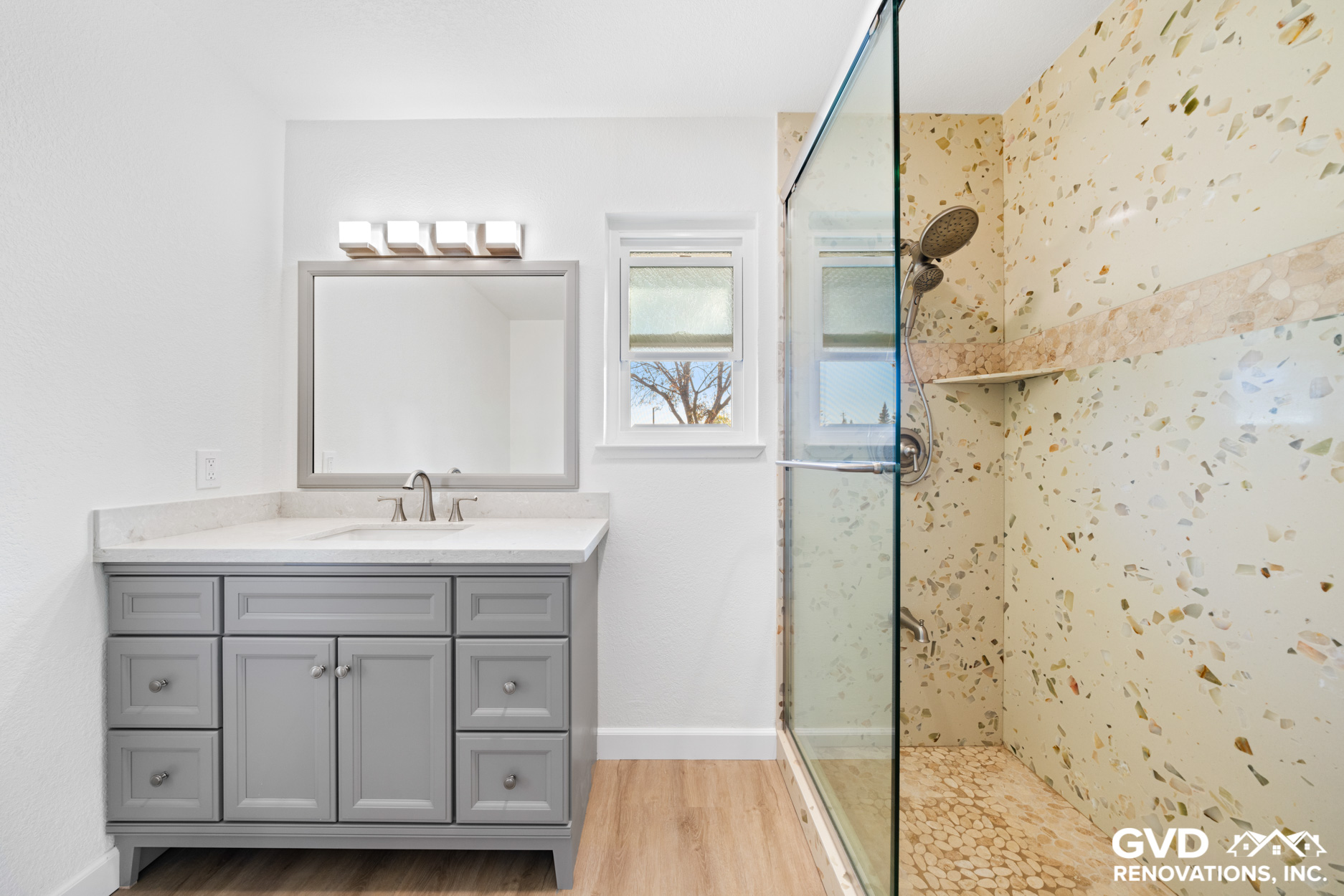 Two Bathrooms Remodeled